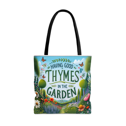 Tote Bag - Having Good Thymes in the Garden