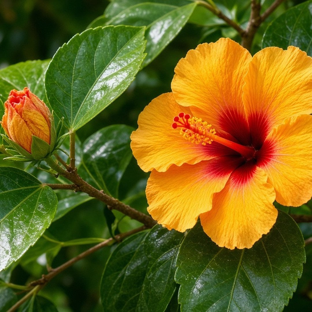Hibiscus rosa-sinensis 'Joanne' live plant ready to ship