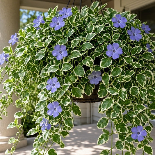 Vinca 'Mojo Variegated' bare-root starter plant
